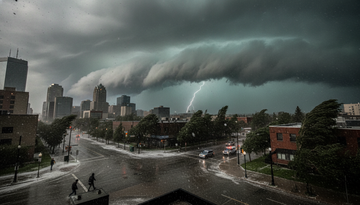 Edmonton faces severe thunderstorm watch with large hail and damaging winds