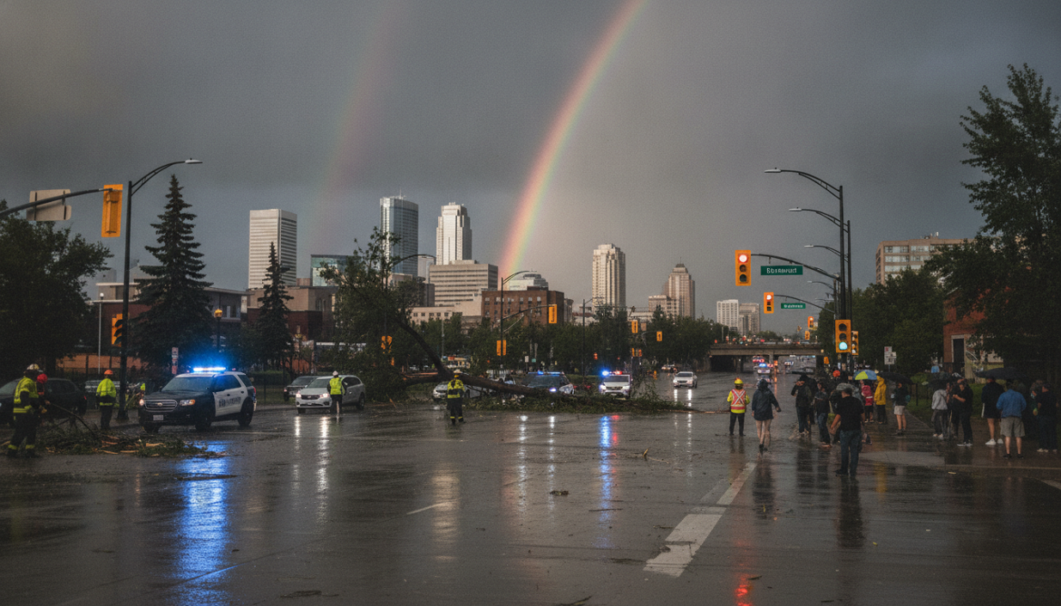 Edmonton storms trigger more than 3,000 311 calls and major road closures