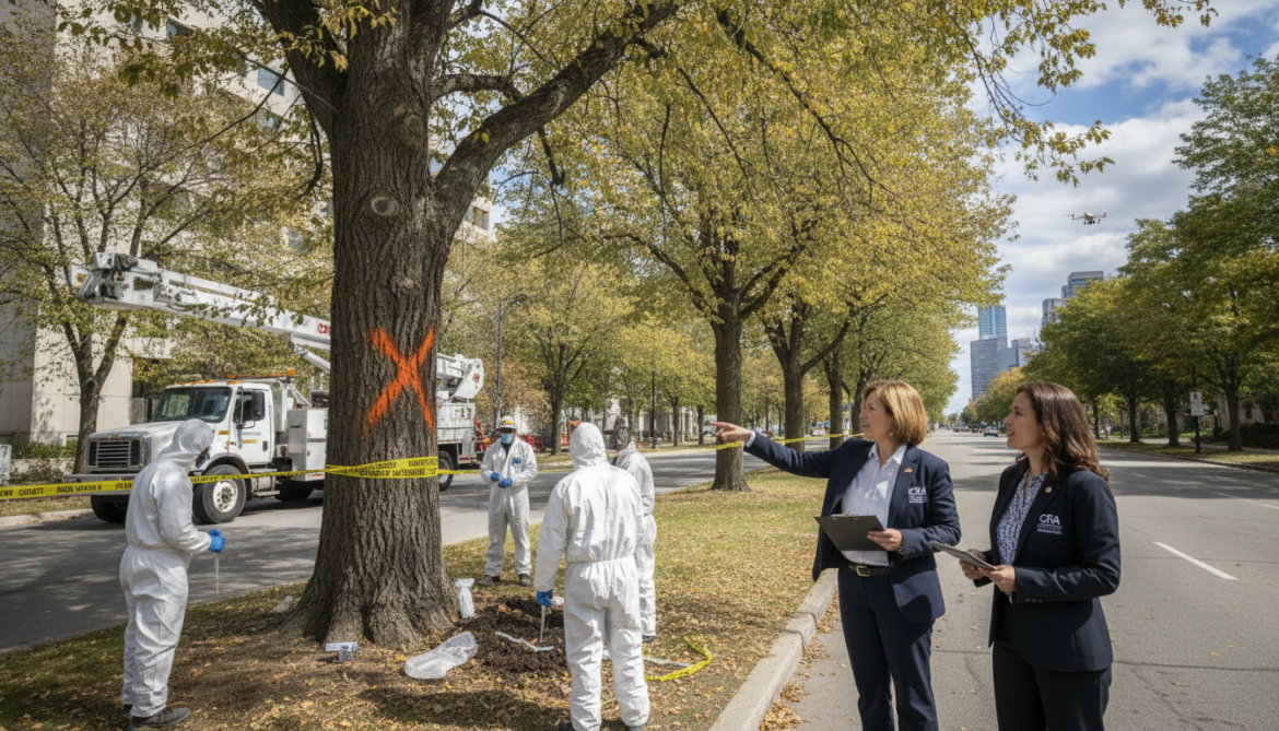Elm tree infections identified across city, removals and testing coordinated with CFIA