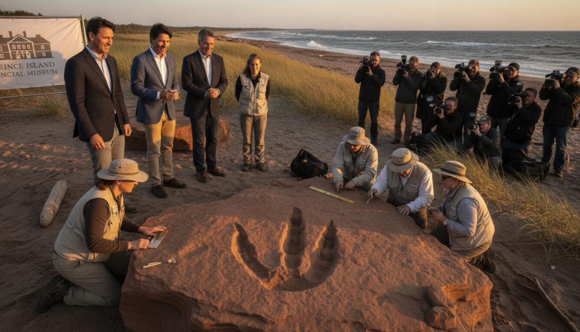 First Dimetrodon Footprint Discovered on Prince Edward Island Spurs Provincial Museum Plans