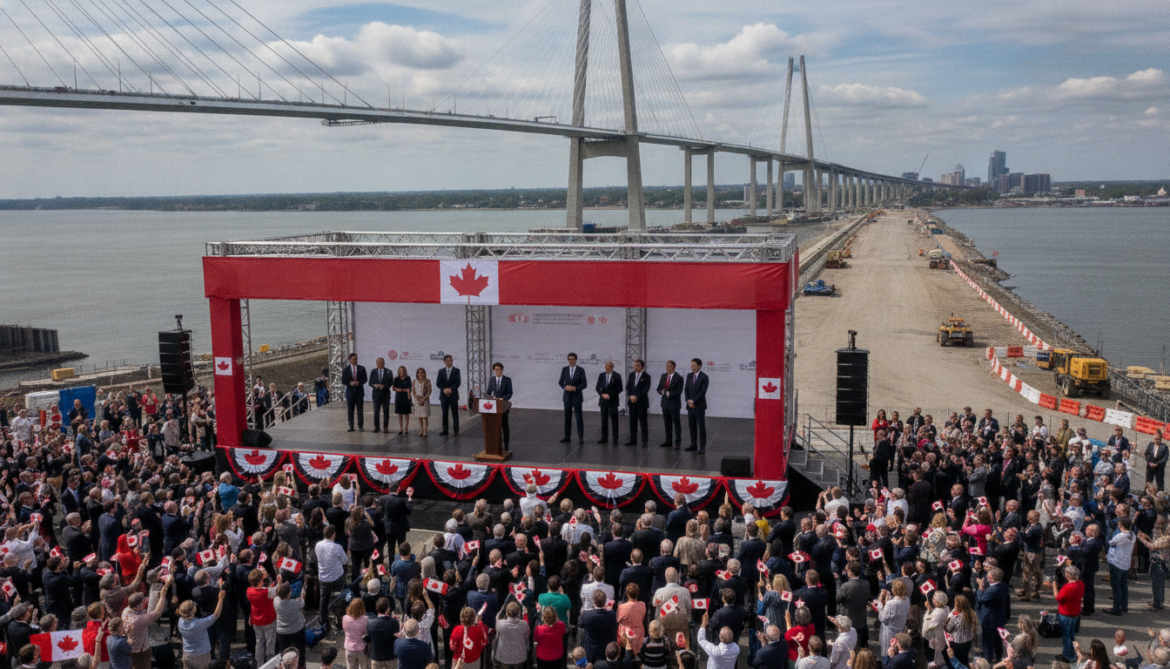 Gordie Howe Bridge inaugurated by Canada amid US absence over Trump tariffs