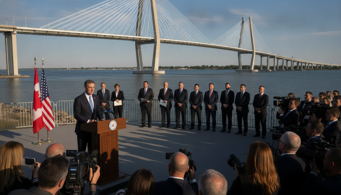 Gordie Howe Bridge opening sparks Carney clarification on US toll-sharing deal