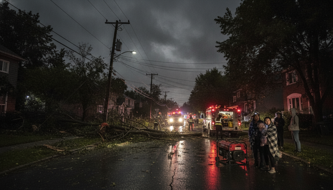 Hydro-Québec outages leave over 55,000 households without power after violent Quebec storms