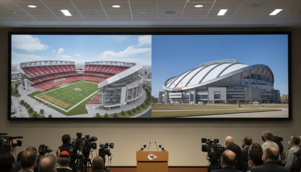 Kansas City Chiefs stadium renderings prompt comparisons to Calgary’s Saddledome