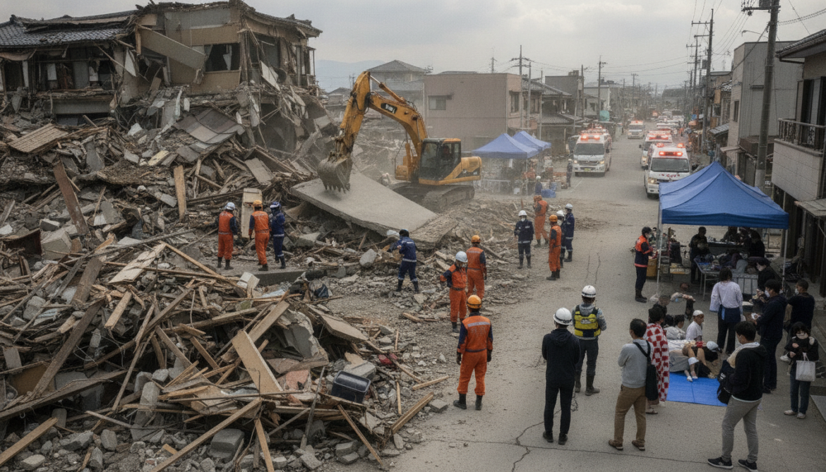 Kumamoto earthquake kills at least 13 and injures over 100