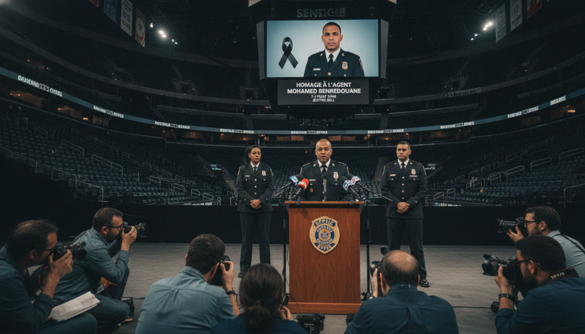 Montreal police announce July 7 memorial for officer Mohamed Benredouane at Centre Bell