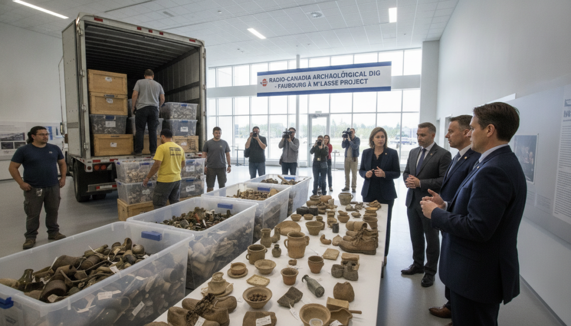 Montreal receives thousands of Faubourg à m'lasse artifacts from Radio‑Canada dig