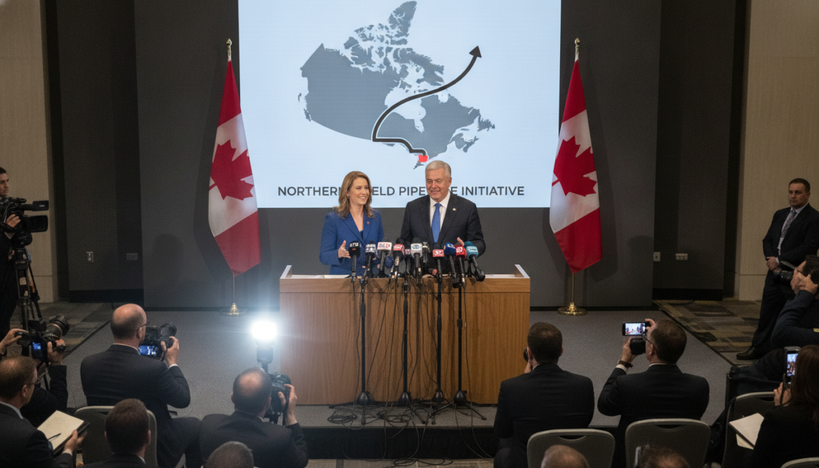 Northern Shield pipeline announced by Alberta and Ontario premiers to Sarnia