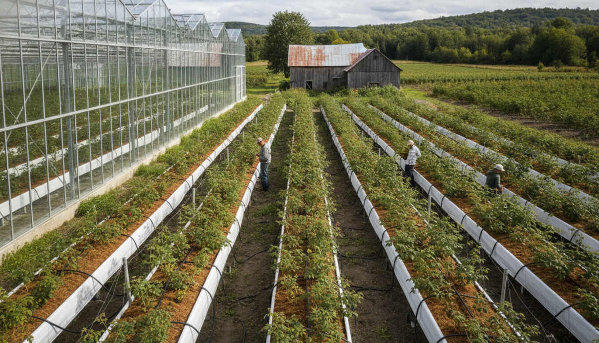 Quebec raspberry producers shift to coconut-fibre soilless systems leaving small farms behind