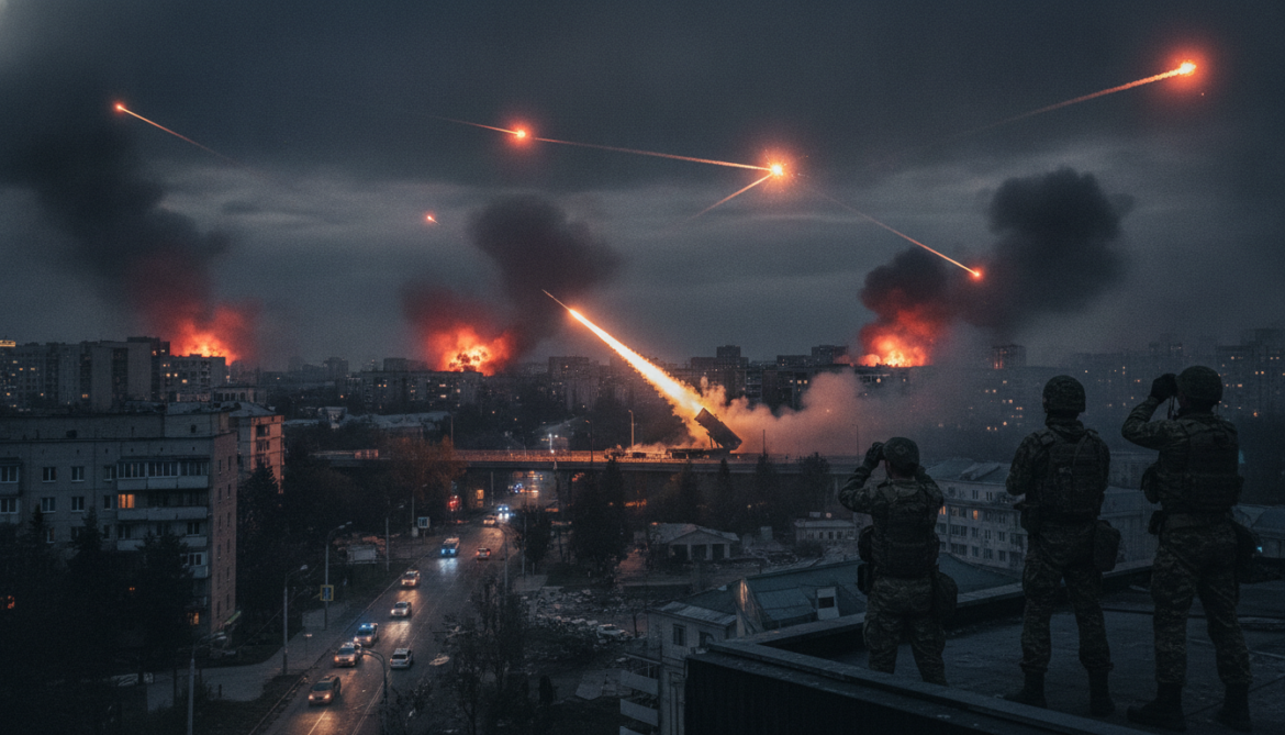 Russian Forces Bombard Kyiv After Ukrainian Strikes Amid Patriot Missile Shortages