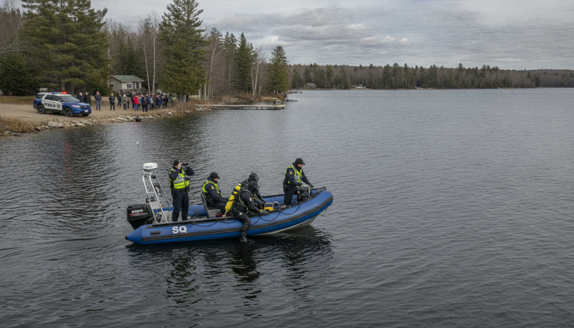 Shawinigan homicide confirmed as Sûreté du Québec searches Lac-aux-Sables for Philippe Benoit