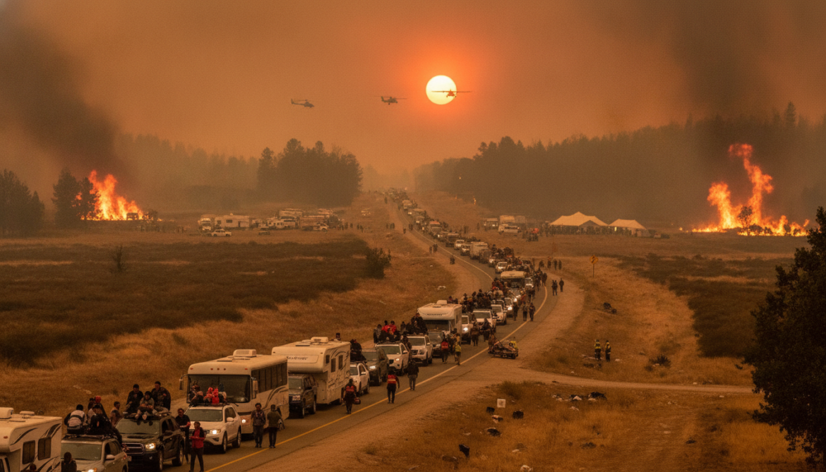 Spain and France wildfires force evacuation of over 270,000 people