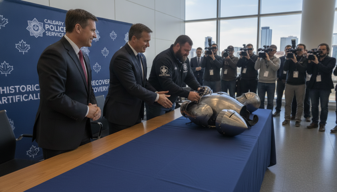 Stolen medieval armour recovered in Calgary, returned to Buhurt competitor