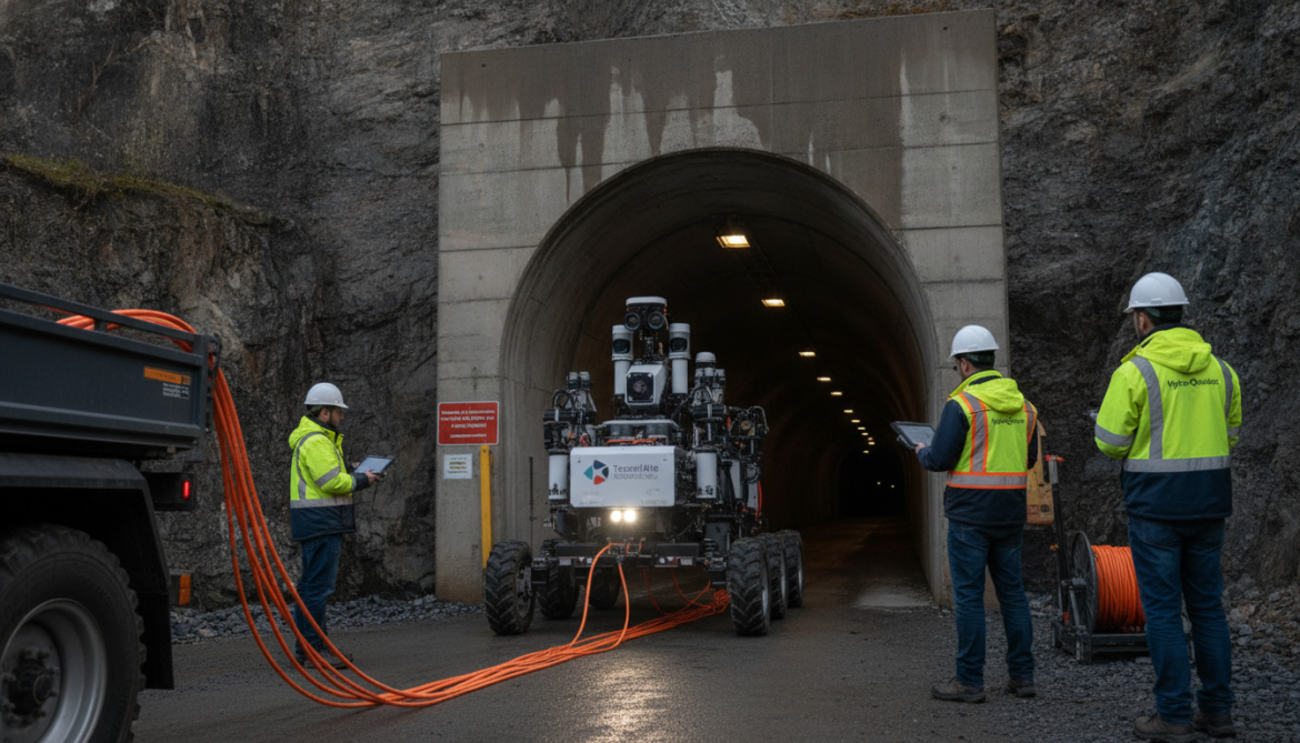 Tessellate Robotics deploys autonomous robot to inspect Grondines-Lotbinière Hydro-Québec tunnel