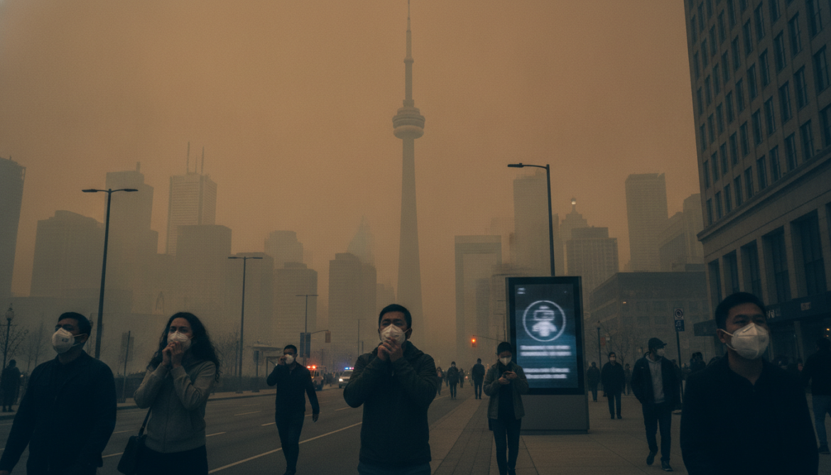 Toronto records worst air quality worldwide as wildfire smoke triggers health alert