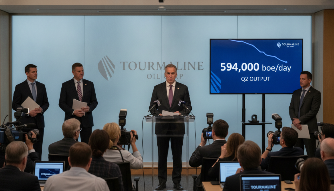 Tourmaline Oil Reports Q2 Output Dip to 594,000 boe per day