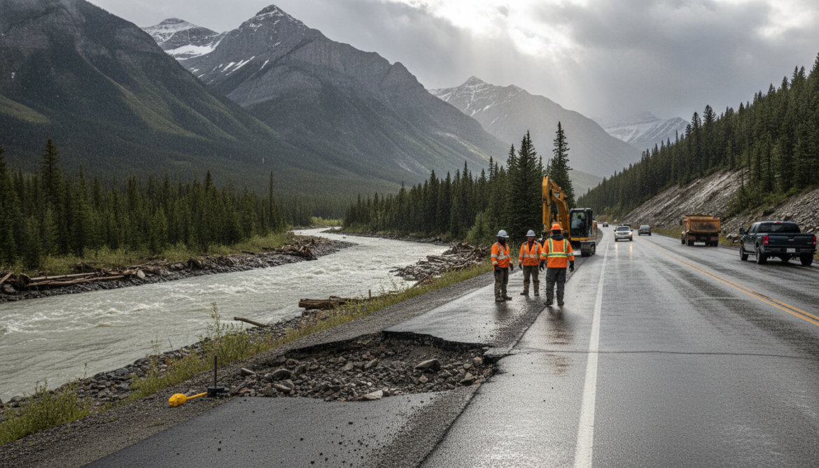 Kananaskis crews assess flood damage as Highway 40 reopens