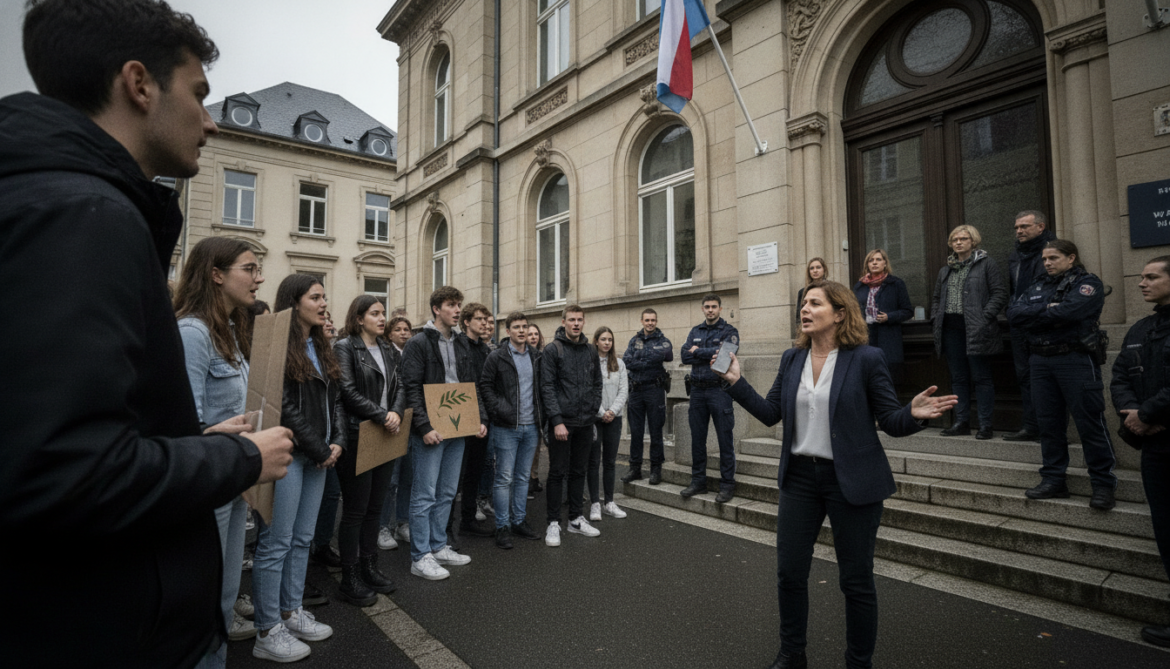 Luxembourg teacher Fatima Kurtic firing sparks student protest over pro-Palestinian post
