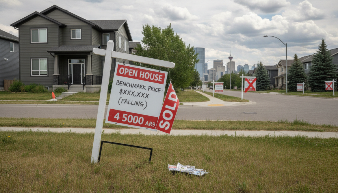 Calgary real estate sales decline in June as benchmark price falls