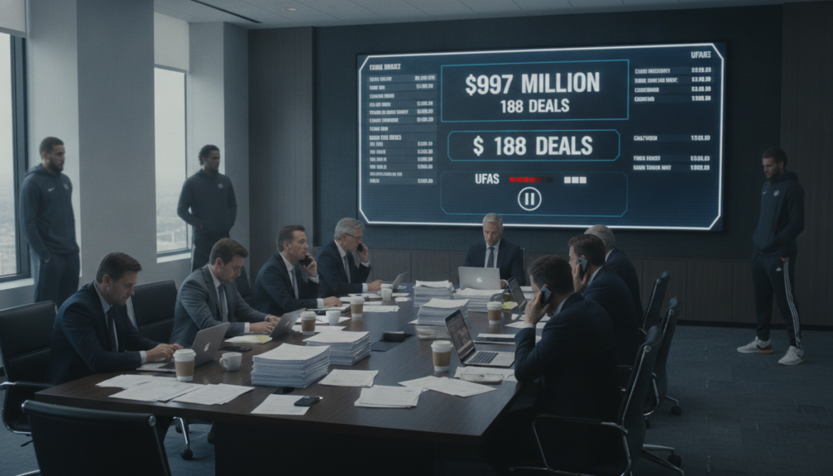 NHL free agency commits $997 million in 188 deals while UFAs linger