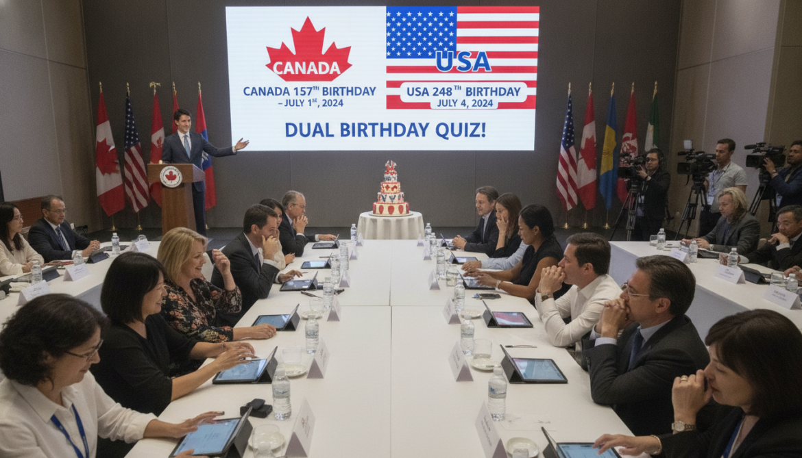 Americans' knowledge of Canada tested in dual birthday quiz