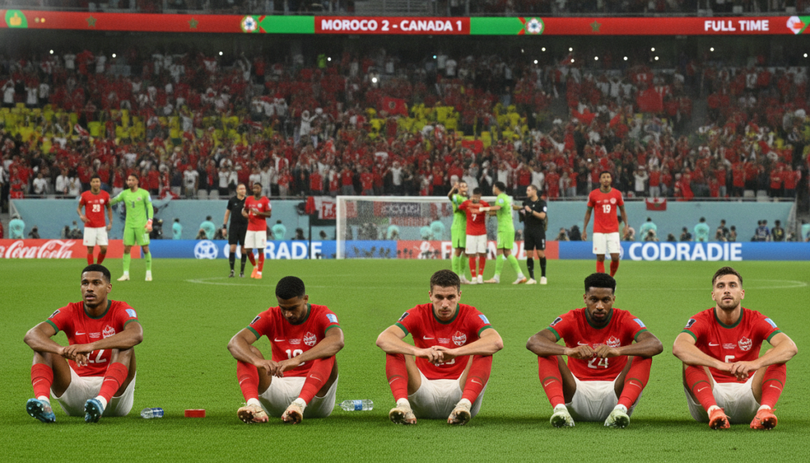 Canada ousted from FIFA World Cup by Morocco after second-half collapse