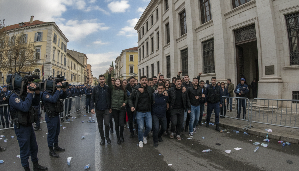 Tirana court frees 19 protesters in Kushner-linked resort protests