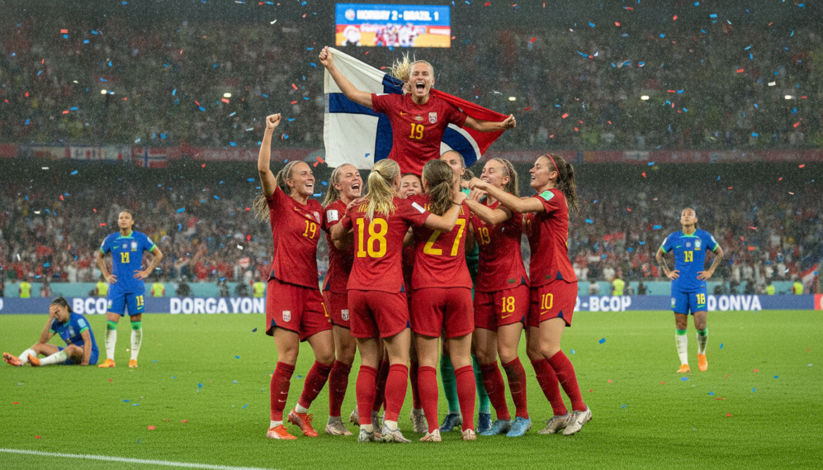 Norway Stuns Five-Time Champions Brazil 2-1 to Reach First World Cup Quarterfinal