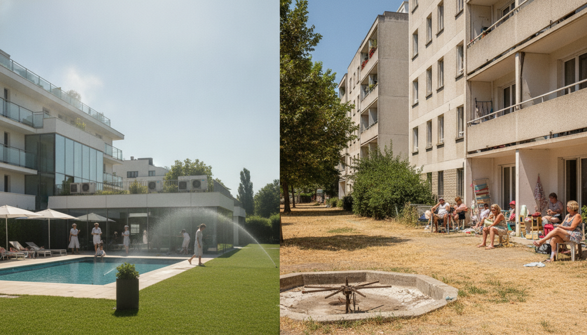 France heatwave exposes stark cooling inequality in Paris suburbs