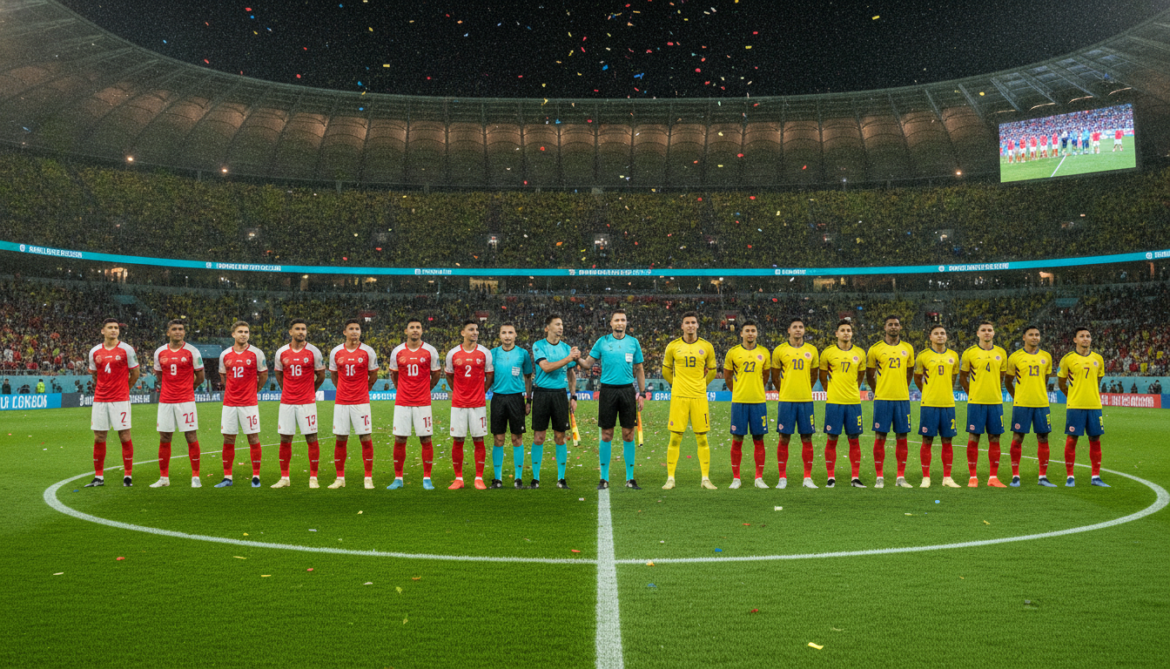 Switzerland vs Colombia face off in World Cup 2026 Round of 16