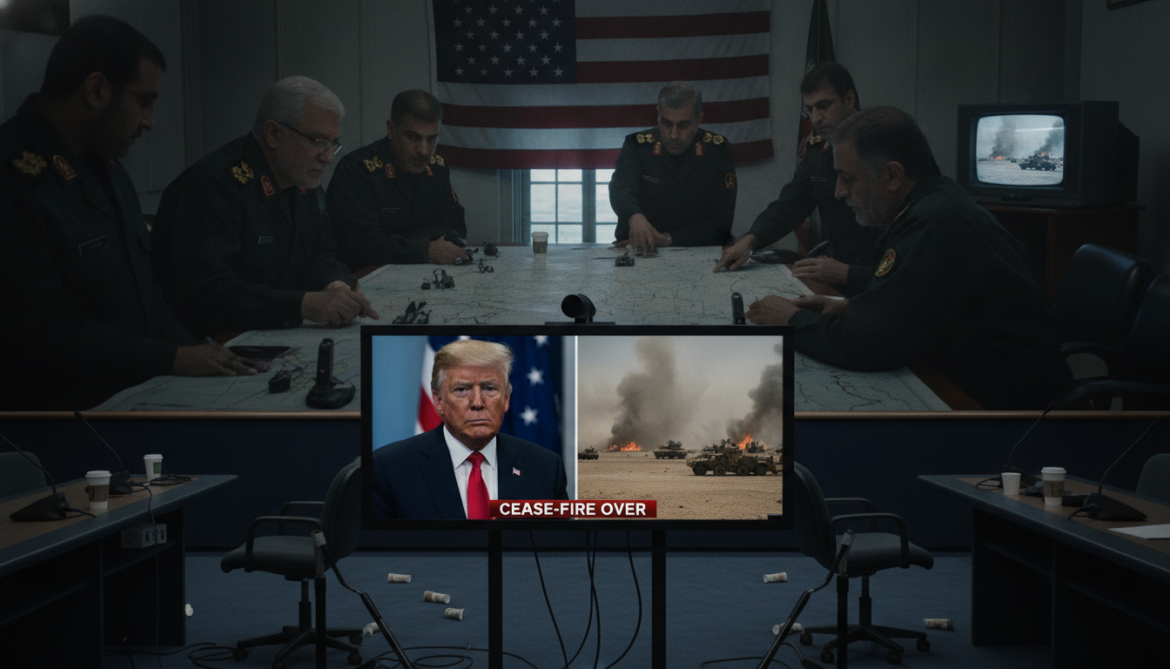 U.S. and Iran Exchange New Strikes After Trump Declares Cease-Fire Over