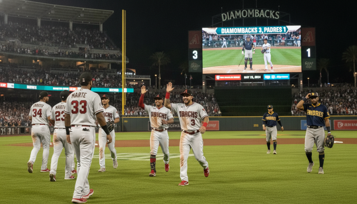 Diamondbacks edge Padres 3-1 as MLB highlights showcase key plays