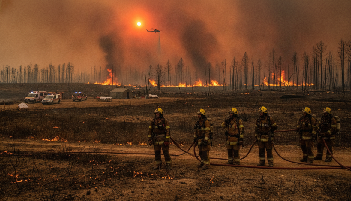 Wildfire in southern Spain kills at least 12 people amid heatwave