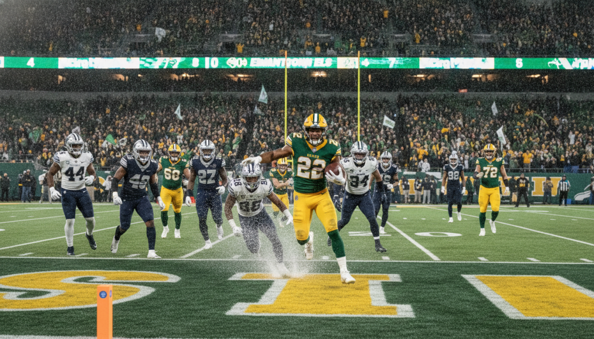Edmonton Elks move into West lead as Justin Rankin scores three touchdowns