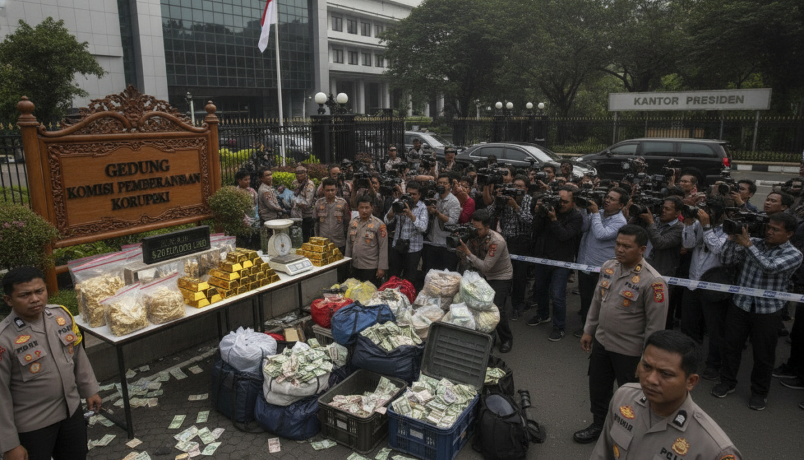 Indonesia's top anticorruption prosecutor resigns after raids seize 74kg gold and $20m