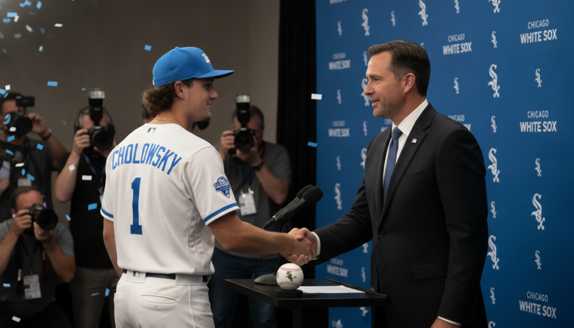 Chicago White Sox draft UCLA shortstop Roch Cholowsky with No 1 pick