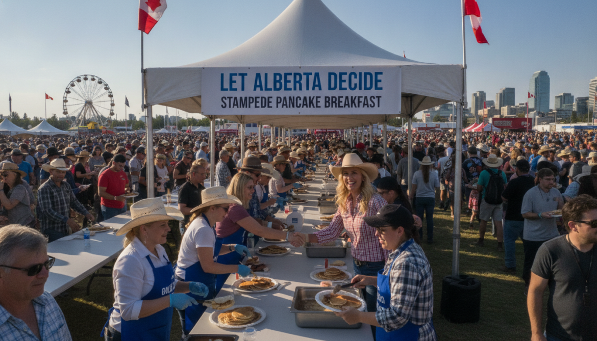 Let Alberta Decide Hosts Stampede Pancake Breakfast to Broaden Independence Support