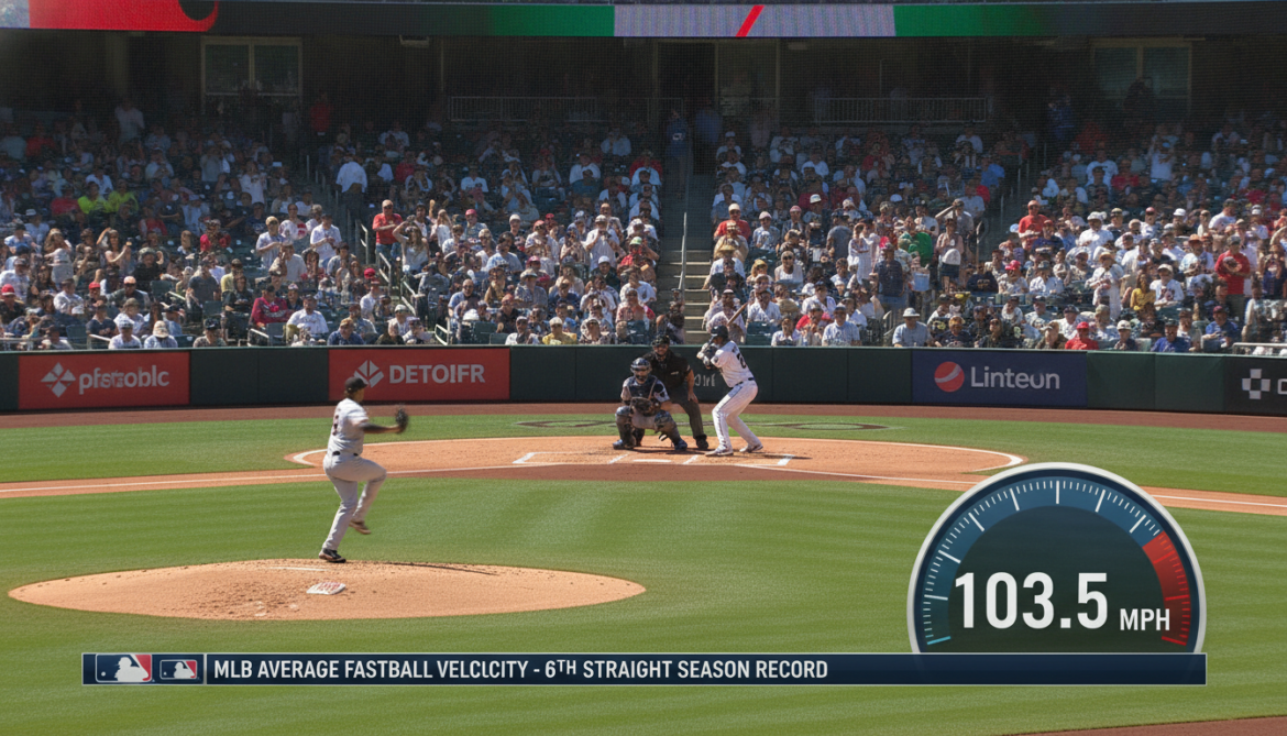 MLB fastball velocity hits record highs for sixth straight season