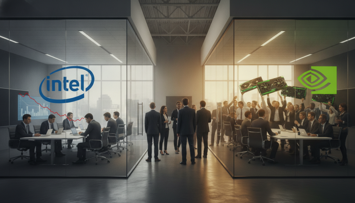Intel Suffers Continued Losses as Nvidia GPU Demand Outpaces CPUs