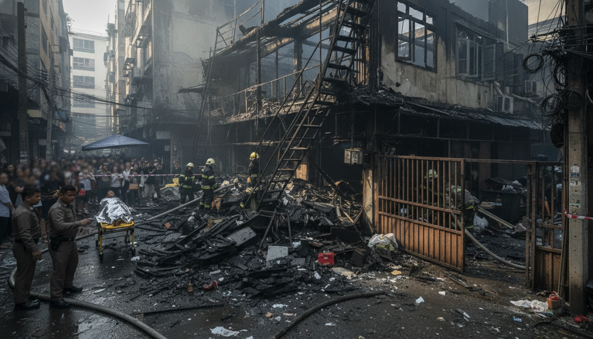 Bangkok bar fire kills at least 30 as foam, blocked exits blamed