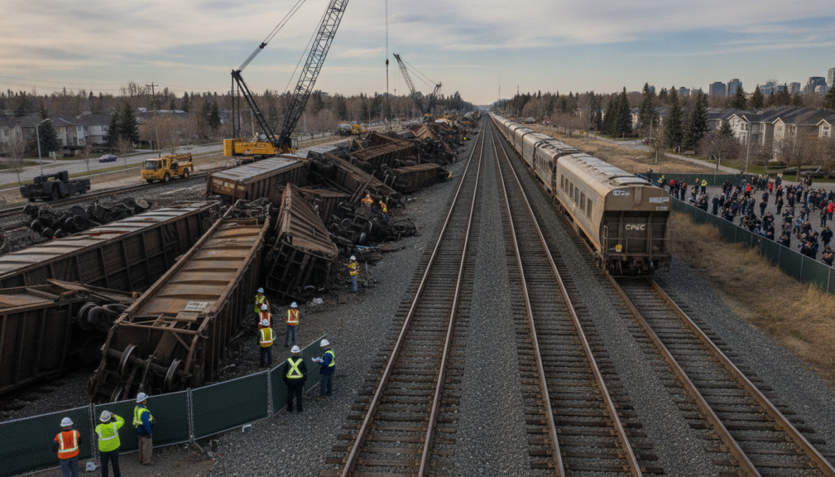 CPKC derailment in southwest Calgary prompts TSB investigation as tracks reopen