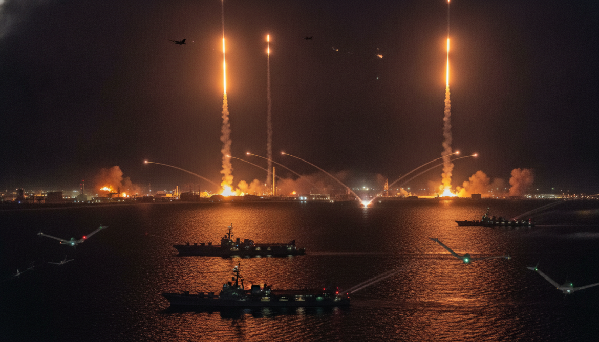 Iran launches missile and drone strikes across Gulf amid US air campaign