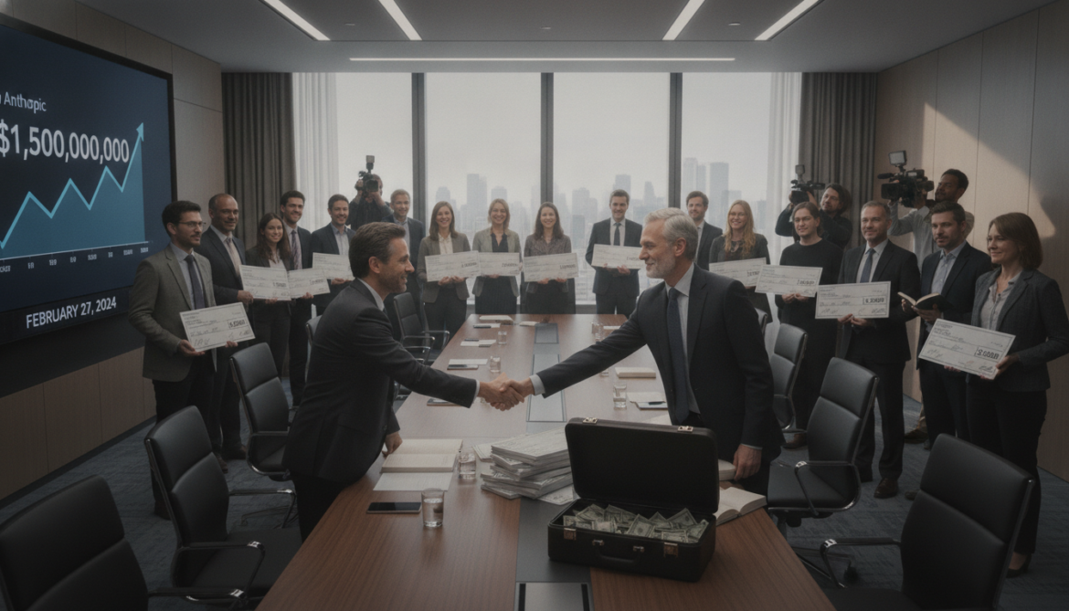 Anthropic Finalizes $1.5 Billion Copyright Settlement as Authors Receive $3,000 Each