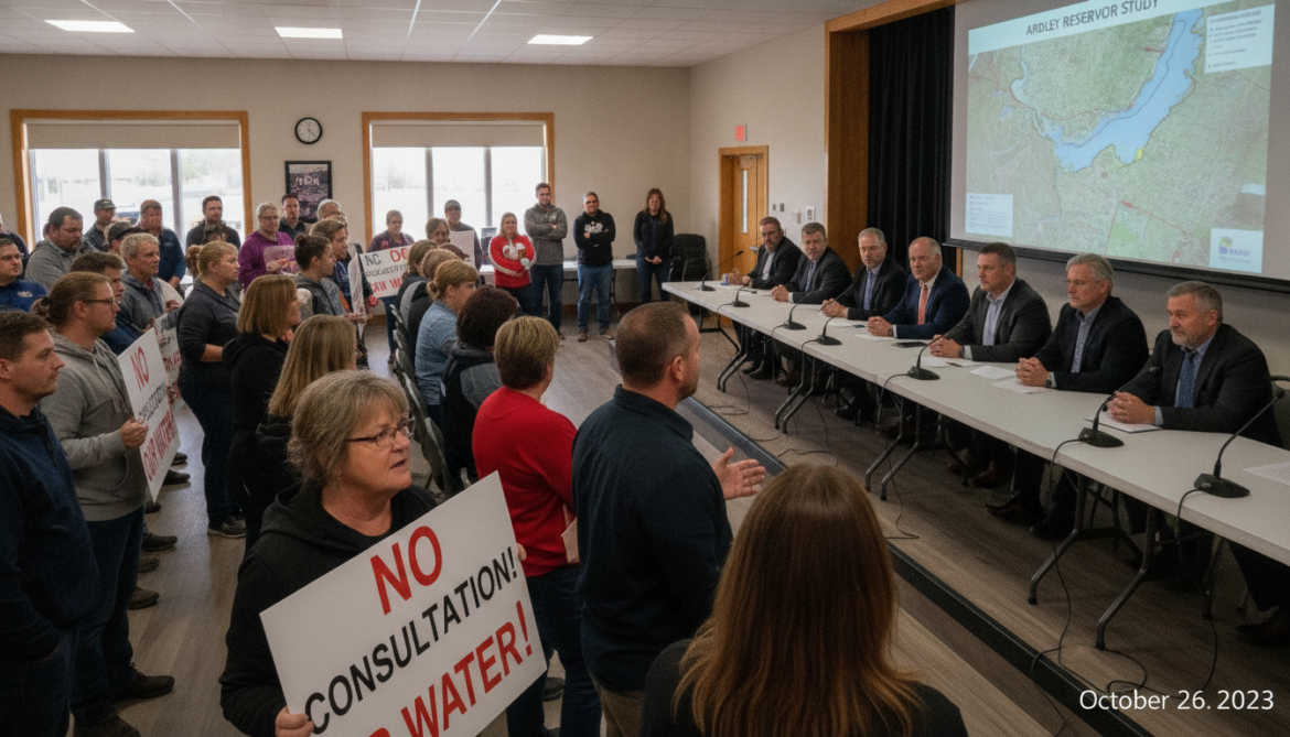 Alberta's Ardley reservoir study draws residents' criticism over consultation process