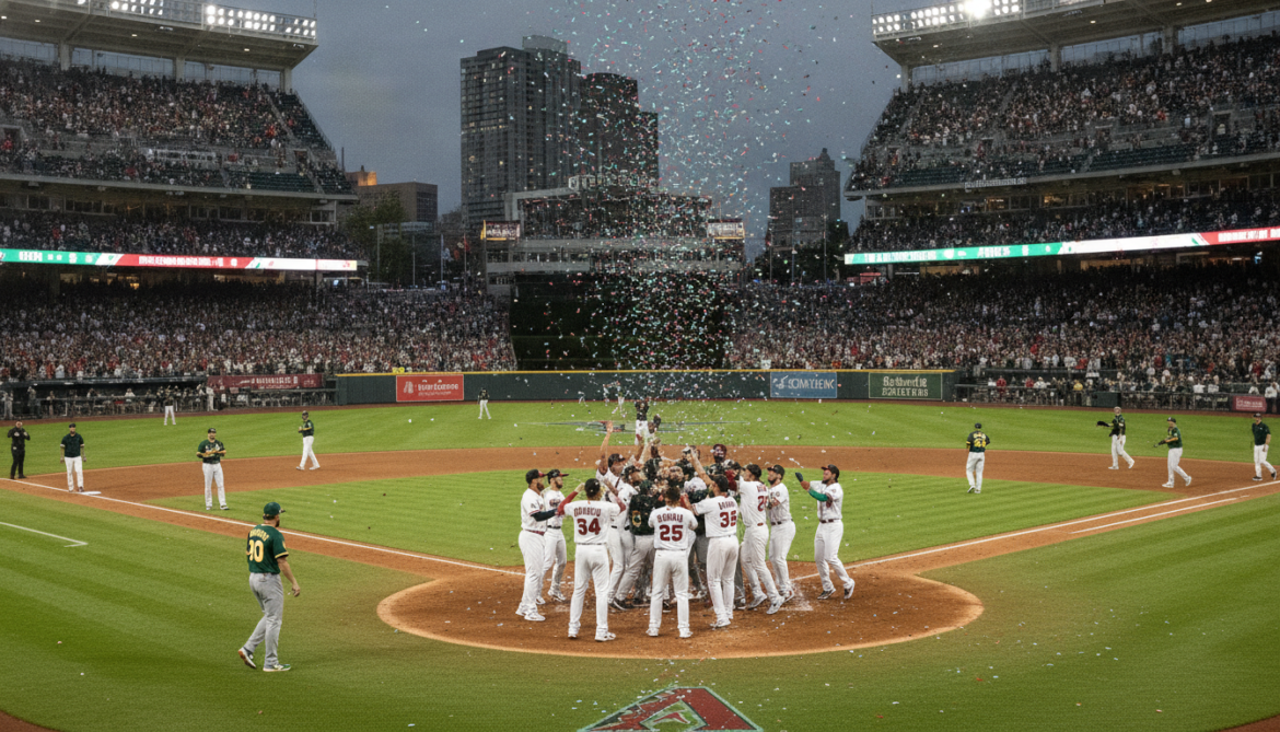Diamondbacks rally to edge Athletics 6-5 in MLB highlights