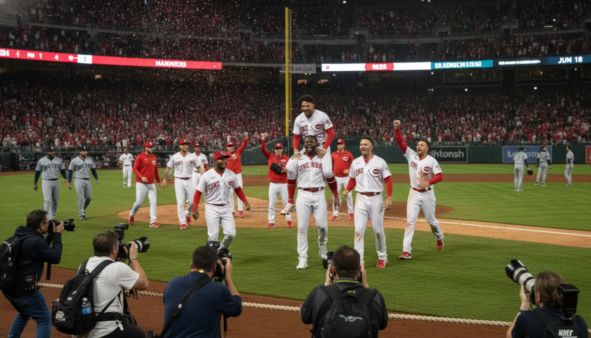 Cincinnati Reds defeat Seattle Mariners 4-2 in MLB highlights