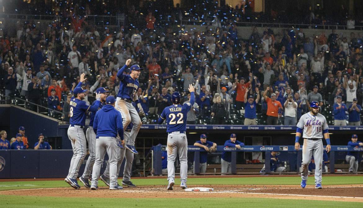Brewers edge Mets 4-3 with late rally for victory