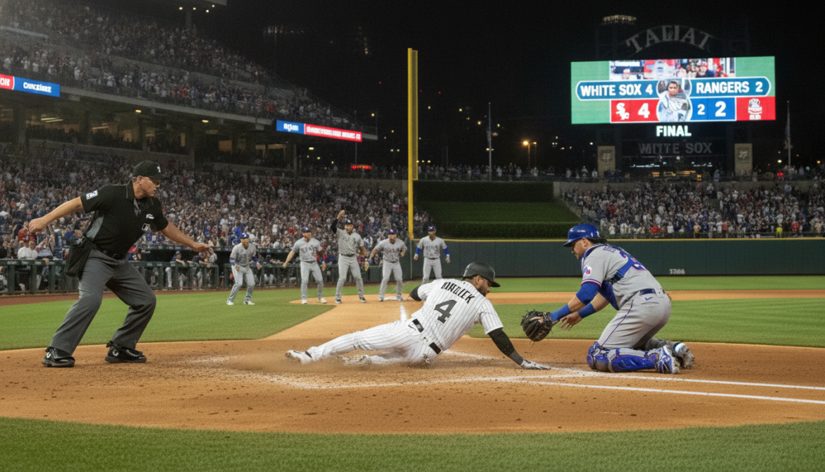 White Sox defeat Rangers 4-2 in MLB highlights