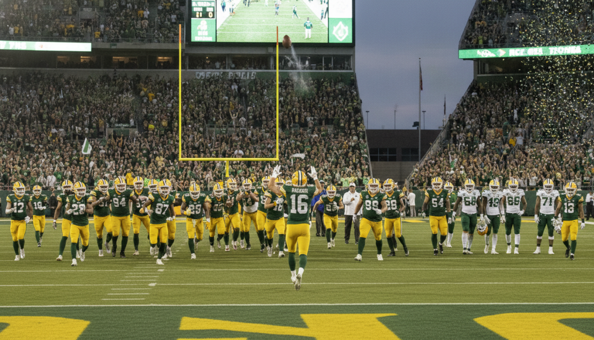Elks win on 57-yard walk-off field goal over Roughriders