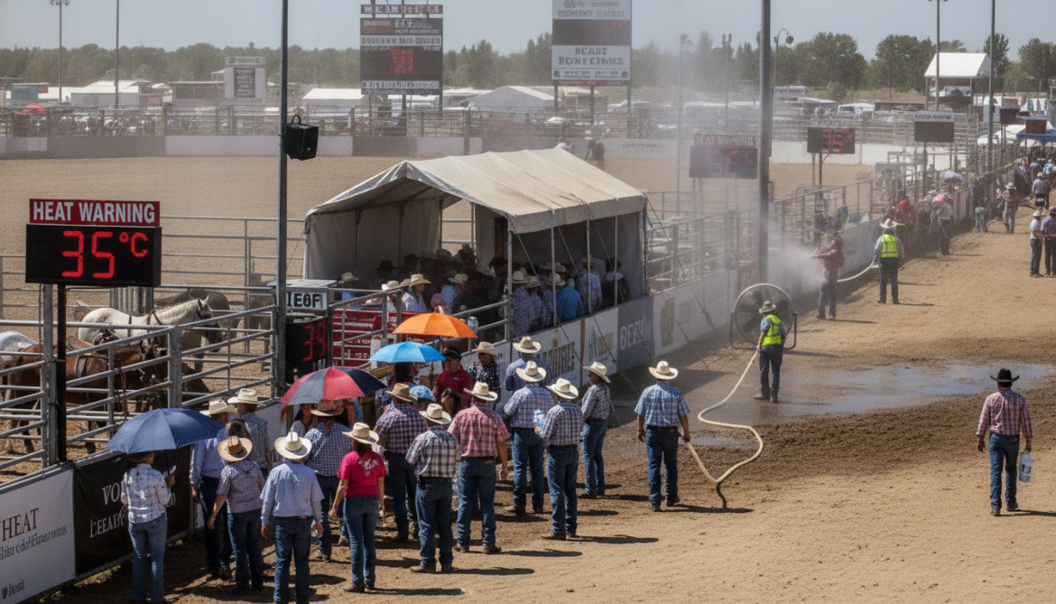 Medicine Hat heat warnings prompt Stampede precautions as temperatures reach mid 30s